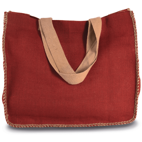 Kimood | Jutetasche mit Kontrastnähten